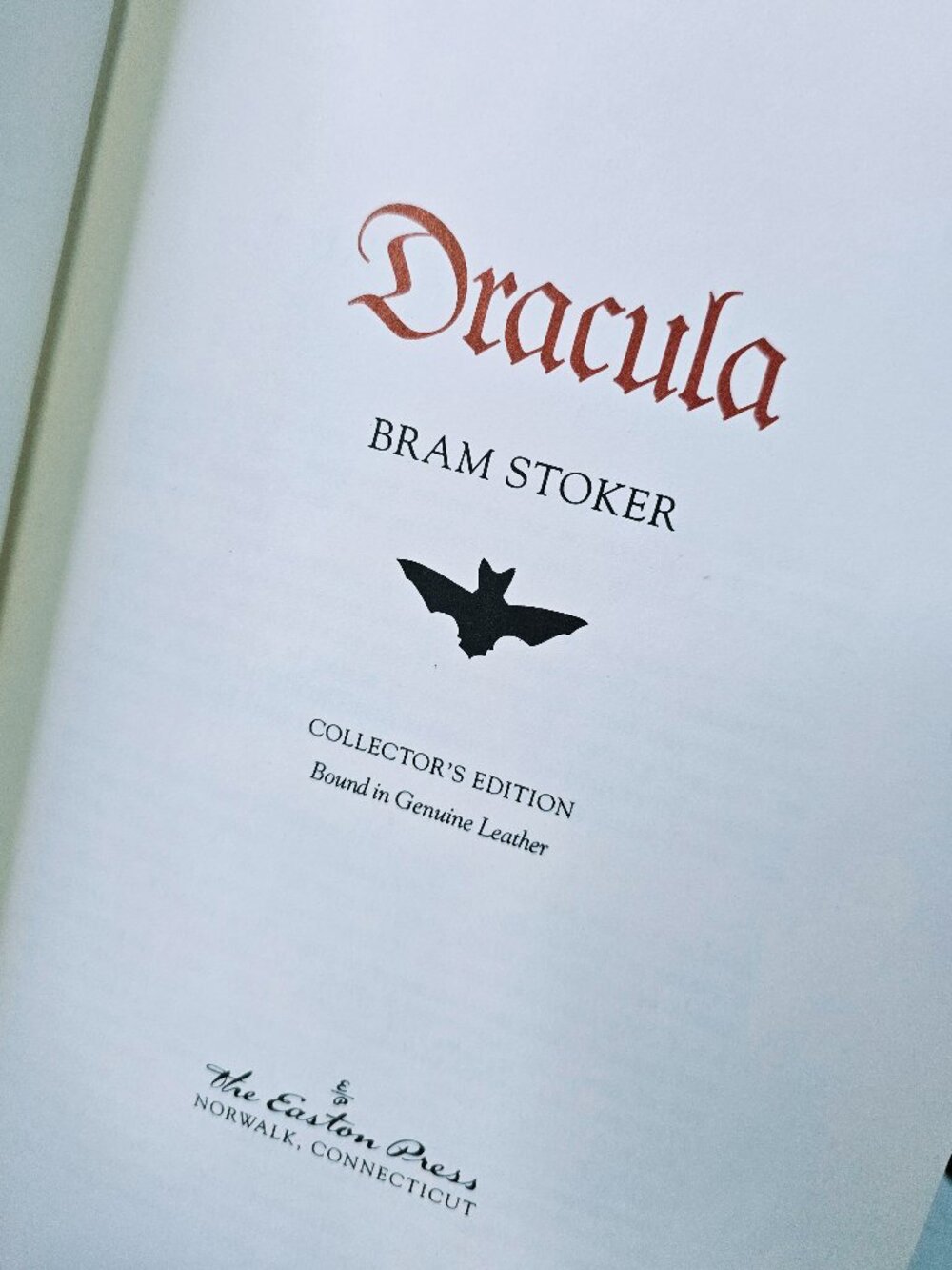 RARE DRACULA Leather Bound Collectors Edition - Picture 10 of 12